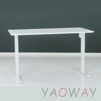 【耀偉】丹麥Conset康萊-電動升降桌501-33大張陶瓷白-含桌板180x80cm (工作桌/主管桌/兒童成長桌)