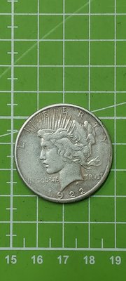 1922年--美國和平鴿1元銀幣--重26.71g