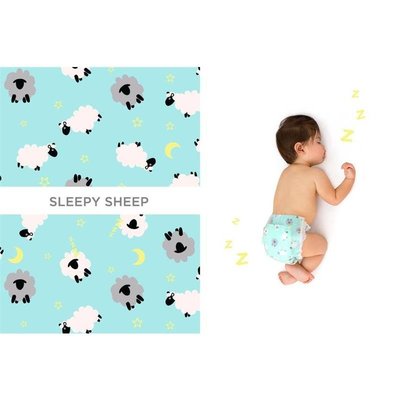 【美國直購】The Honest 夜間 環保 有機 無毒 嬰兒尿布 -瞌睡綿羊