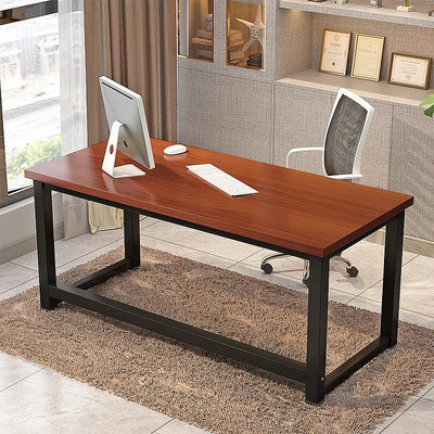 電腦桌75cm高臺式1米2米長簡易50 60 70書桌家用臥室學習桌辦公桌 自行安裝