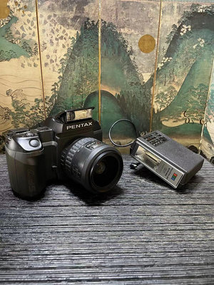 日本 二手相機 賓得sf-7老相機 膠卷機 無電池  收藏品