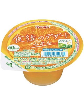 [日本進口]北日本 蜜柑果凍140g