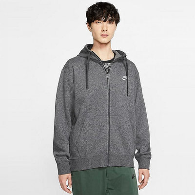 NIKE CLUB HOODIE 男運動連帽外套 灰 KAORACER BV2646071【雅妤潮鞋】