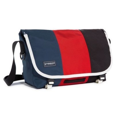 美國舊金山base Timbuk2 Classic Messenger Bag 藍紅黑 經典郵差包