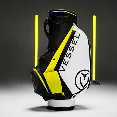 易匯空間 21新品正品VESSEL高爾夫球包男士 9寸皮革防水潑golf bag職業球袋GE518