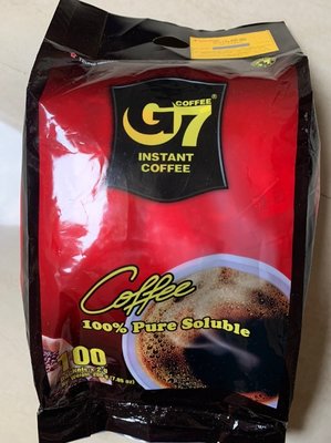 【嚴選SHOP】G7黑咖啡 100入 量販包 中原咖啡 越南咖啡 G7 純咖啡 無糖無奶 越南咖啡 即溶咖啡【Z157】