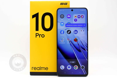 【高雄青蘋果3C】Realme 10 pro RXM3661 8G+256G RMX3661 黑色 6.7吋 5G手機 二手手機#91593