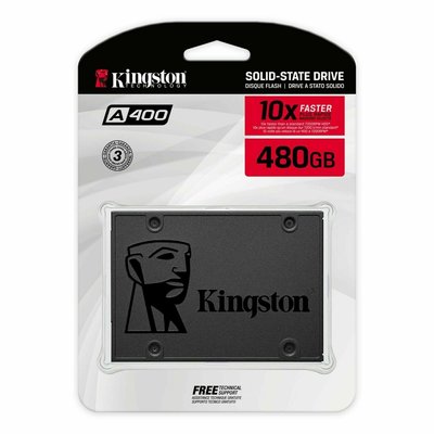 Kingston 金士頓 A400 SATA SSD 固態硬碟 2.5吋 480G 讀500MB/s