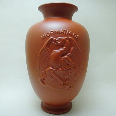 【二 三 事】德國名瓷Wormser Terra-Sigillata 24公分花瓶(大型)
