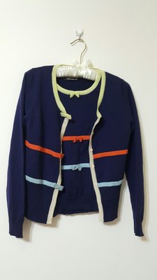 日本專櫃 NICE CLAUP  羊毛 兩件式 上衣 外套 氣質 上班族 輕熟女 日系 20171208-1