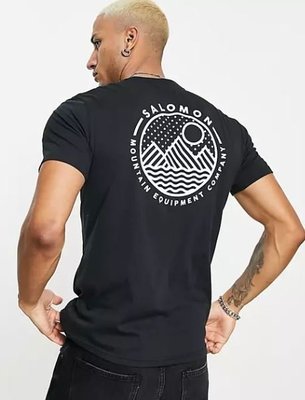 代購Salomon Explore Blend t-shirt 法國休閒酷酷氣質LOGO短袖T恤S-XL