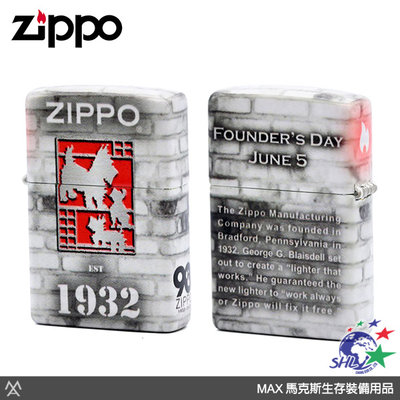 馬克斯 - ZIPPO ZP721 防風打火機 / 美系 FOUNDERS DAY / 48163