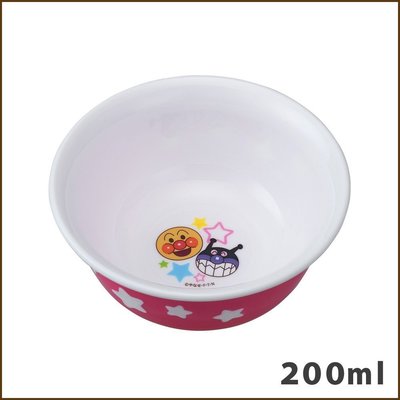 日本進口 麵包超人 Anpanman 碗 雙把 塑膠 餐盤 洗烘碗機微波OK 餐具-小茶碗