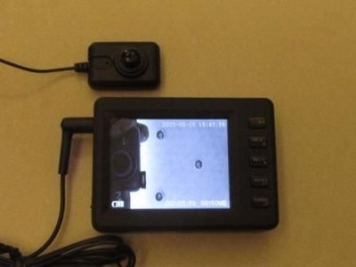 高級針孔正日本製SONYCCD夜視針孔長時間錄影長時間針孔攝影機+2.5吋夜拍針孔監視器材防身器材