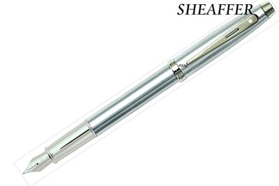 【Penworld】SHEAFFER西華 100系列銀桿銀夾鋼筆F 9306