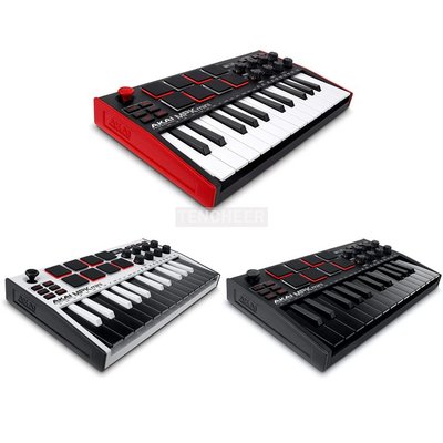 ＜TENCHEER＞第三代 Akai MPK Mini MK3 MIDI 三代新版 音樂鍵盤 Professional MPKmini MKIII 控制鍵盤
