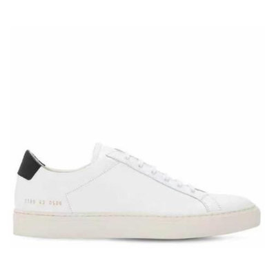 Common Projects 復古尾小白鞋 黑/芥末黃