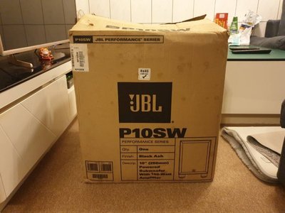 JBL P10SW Synthesis系列 10吋主動式重低音喇叭*只要11500元*(D0907)