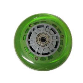 【榮信昌】(單個) PU滑板車輪 (空輪) 綠色 4"，內孔徑 8 mm (有軸承) 滑板車輪 滑板車 滑板輪子