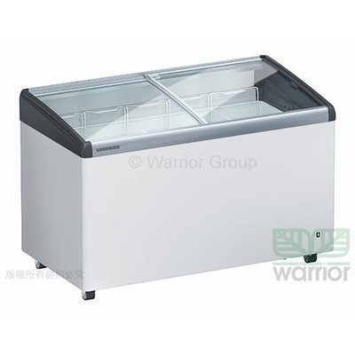 營業用冷凍櫃 EFI-3553 利勃 4.2尺 弧形LED玻璃對拉冰櫃 250L 臥式冰櫃 110V