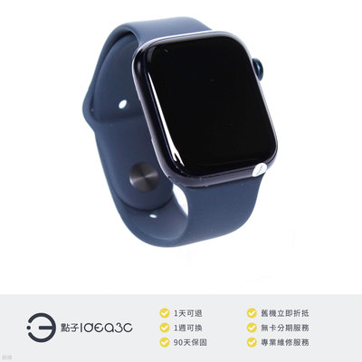 「點子3C」Apple Watch Series 7 45mm LTE版【店保3個月】S7 A2478 MKJP3TA 午夜色鋁金屬錶殼 DK674