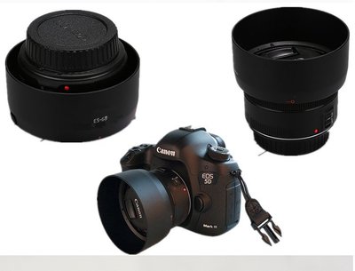 台南現貨 for Canon 副廠 ES-68 遮光罩 50mm f1.8 STM可反扣 49mm口徑