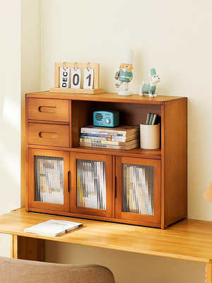 桌面書架置物架書柜書桌上收納兒童閱讀架辦公桌家用臥室客廳簡易