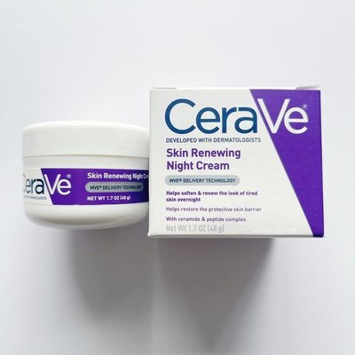 【莉莉精品】美國CeraVe 肌膚更新保濕滋潤晚霜 Skin Renewing Night Cream海洋拉娜