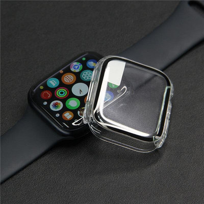 爆款適用于Apple Watch7蘋果PC一體保護殼4145mm曲面屏蘋果手表殼蘋果手錶保護殼 Applewatch保護殼 智能手錶保護殼