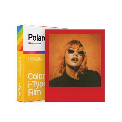 寶麗來 Polaroid･ i-Type『彩色』彩框相紙•8張入-DIF4【適用 Now+･Now･Lab相機】