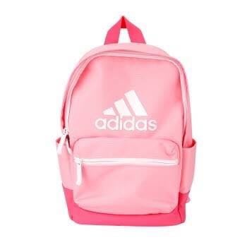 adidas 愛迪達 背包 運動背包 兒童運動背包  粉紅/深綠 高31公分，寬20公分，深10公分