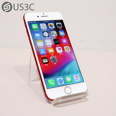 【US3C-青海店】【一元起標】台灣公司貨 Apple iPhone 7 128G 紅色 4.7吋 寬螢幕 LCD 指紋辨識 4G LTE 二手手機