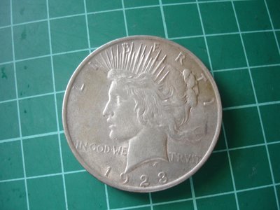 1923美國 自由女神 和平鷹 1元銀幣