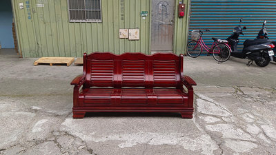 【安鑫】~新北家具!實木製三人座 沙發椅 木板椅 實木椅 客廳椅 休閒椅【A2730】