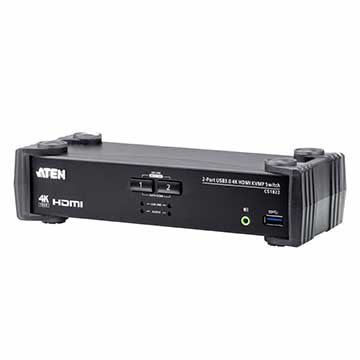 ATEN CS1822 2埠USB 3.0 4K HDMI KVMP 多電腦切換器(具備音訊混音模式)