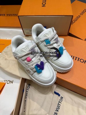 NEW LOUIS VUITTON LV TRAINER SNEAKER SHOES 1to5YQW 9.5 43.5 RARE SNEAKERS  Plastic ref.329213 - Joli Closet