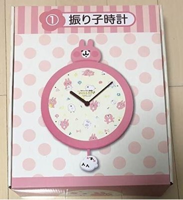 鼎飛臻坊 一番賞 Kanahei 卡娜赫拉 粉色兔兔 小雞/P助 時鐘 日本正版