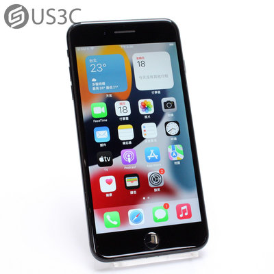 【US3C-台南店】【一元起標】台灣公司貨 Apple iPhone 7 Plus 256G 5.5吋 曜石黑 Retina顯示器 OIS光學防手震 二手手機