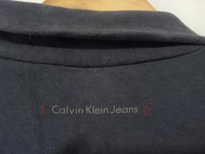 Calvin Klein jeans百分百純棉 立領長袖