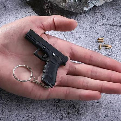 合金帝國G17模型1:3迷你槍玩具小槍金屬仿真拋殼可拆卸 不可發射 長70mm（Y9698450771專屬賣場