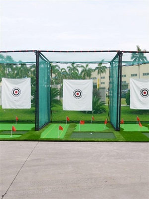 現貨 學校高爾夫球練習網室外室內打擊籠球場練習網專業比賽訓練設備