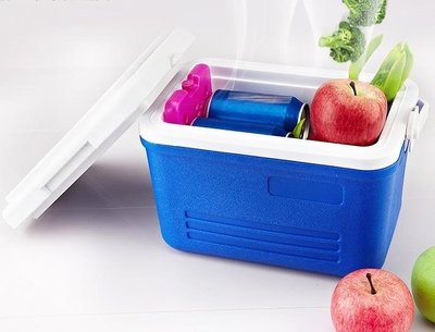 現貨熱銷-節5L冰桶保冷箱冰塊戶外車載保溫箱冷藏箱商用保鮮小型便攜式外賣冷凍XBD