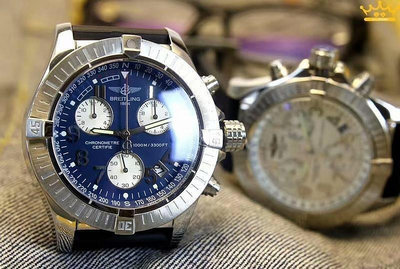 二手全新Breitling百年靈男錶男士手錶 進口石英機芯腕錶 尺寸：直徑45mm厚12mm