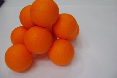 *橙色*教育部比賽指定用 樂樂棒球 單顆特價60元(另有賣場可加購球棒及打擊座)