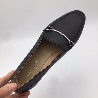 ╭☆包媽子店☆Kate Spade 羊皮舒適平底女鞋樂福鞋((2色))