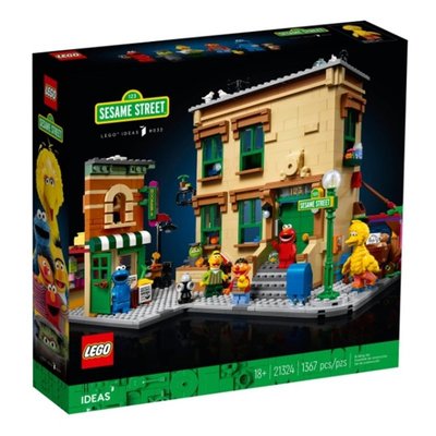 正版 LEGO 樂高 21324 芝麻街123號 123芝麻街 積木 盒裝 COCOS LG100