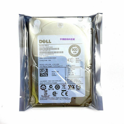 DELL MD1220 MD1400 MD3000 MD3200 900GB硬碟900G 10K 2.5寸 SAS