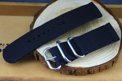 24mm無logo~硬漢風格軍風帆布錶帶超粗不鏽鋼錶圈citizen seiko同規格也可替代使用～黑色
