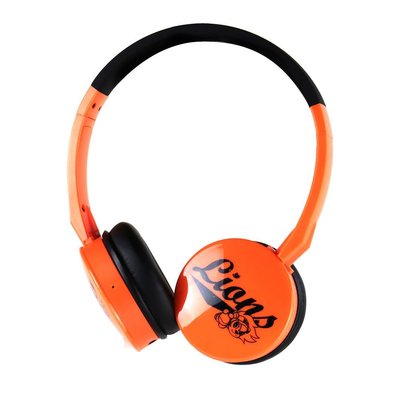 統一獅聯名款 JS 淇譽 HMH039 藍牙無線立體聲耳機(橘)+麥克風 高級頭戴式可折疊內置鋰電另有黑白