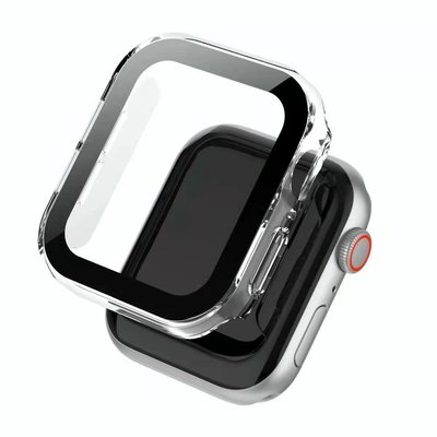 臺灣 防水殼 適用 Apple Watch 一件式式保護殼 6 SE 5 7代 S8 手錶保護殼 44mm 45mm-奇點家居
